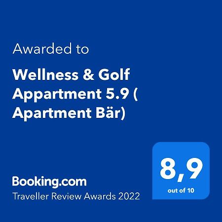 Wellness & Golf Appartment 5.9 바드벨링겐 외부 사진